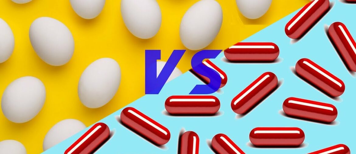 EGG vs MULTIVITAMIN CAPSULES