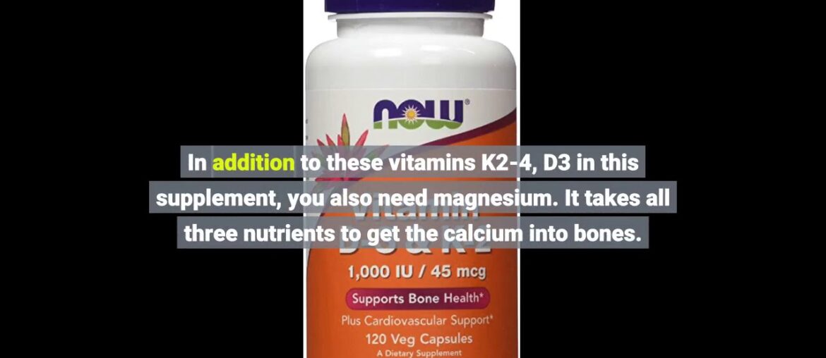 45 mcg, Plus Cardiovascular Support*, Supports Bon... NOW Supplements, Vitamin D-3 & K-2, 1,000 IU