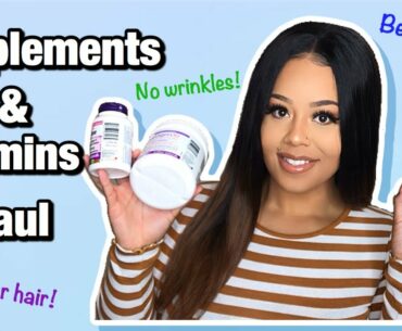 2020 Vitamins and Supplements Haul | What I Take | Long Hair! No Wrinkles! Better Skin!