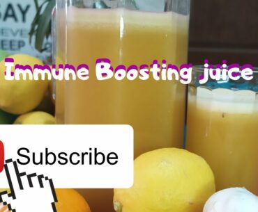 Immune booster juice to prevent viruses like CoVid-19