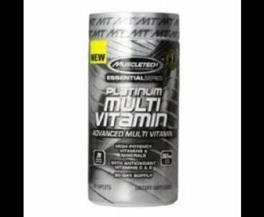 Unboxing - Muscletech Platinum Multi Vitamin