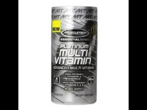 Unboxing - Muscletech Platinum Multi Vitamin