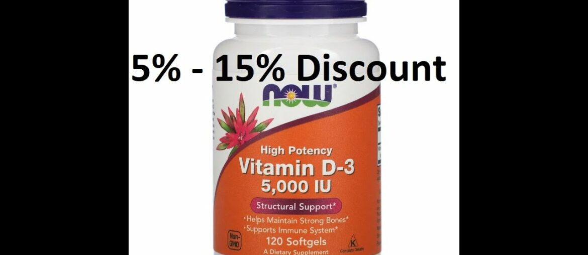 Discount - Now Foods, Vitamin D-3, High Potency, 5,000 IU, 120 Softgels Review