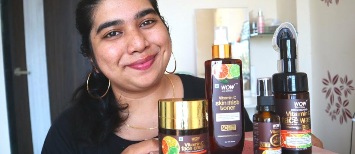 Get Glowy Glowy Skin Instantly ||Wow Vitamin C Skincare Range Review ||