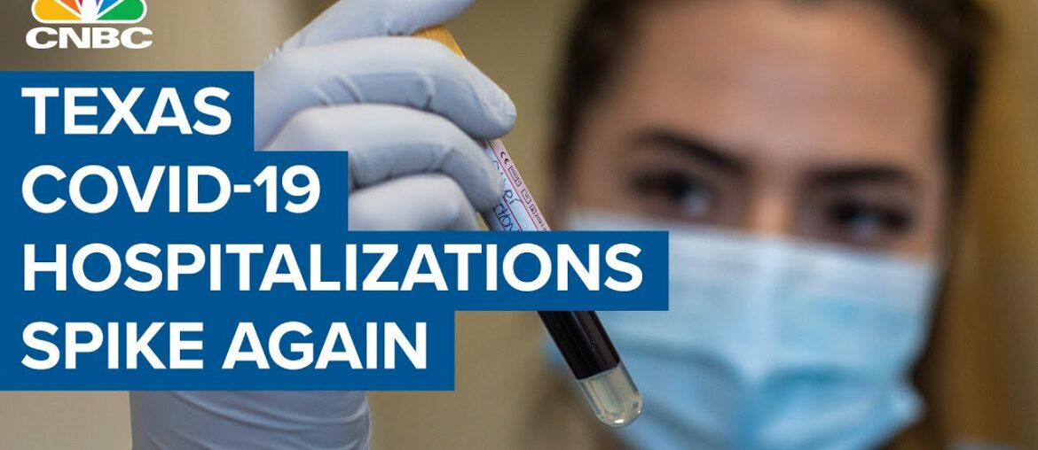 Texas hospitalizations for Covid-19 hit another new high