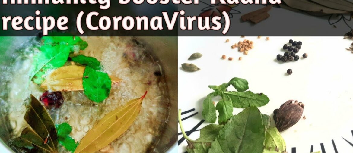Ayush mantralaya recommend Immunity Booster Kadha recipe| For covid-19