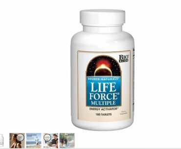 Source Naturals Life Force Multiple Daily Multivitamin High Potency Essential Vitamins, Minerals, A