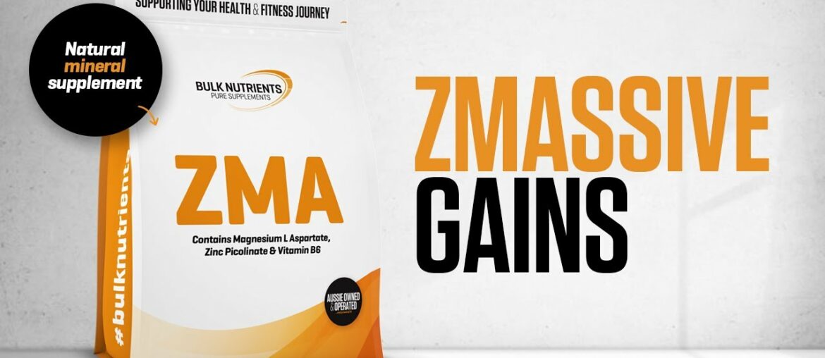 Get massive - Strength and Size Gains with Bulk Nutrients ZMA
