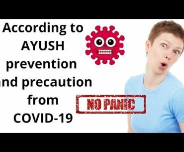 AYUSH Advisory for COVID-19 || Ayurvedic precautions || Immunity boosters || SciYush AA ||
