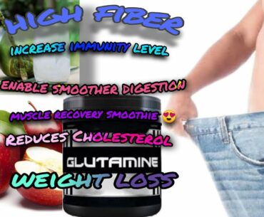 HIGH FIBER MUSCLE RECOVERY SMOOTHIE | WEIGH LOSS | BOOST IMMUNITY | SECRET TIP!!!!!