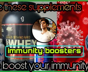 What supplements to take to boost immunity fast.