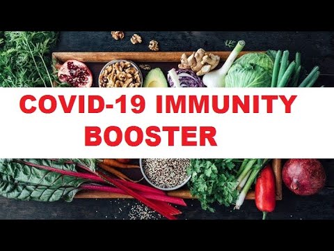 COVID-19 - IMMUNITY BOOSTERS - VEGETARIAN / VEGAN NATURAL DIET (PART -1 )