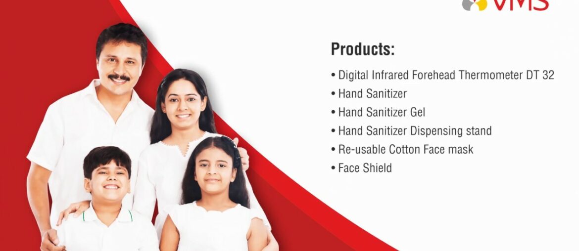 VMS Careline range of products for COVID19