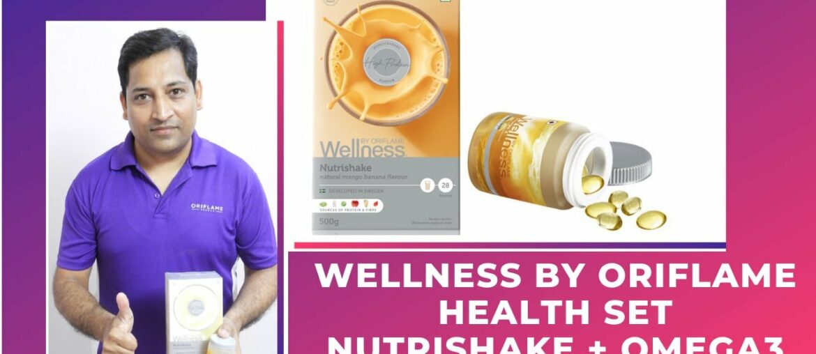 Oriflame Health Set; Nutrishake;Protein Shake + Omega3; Increased Energy & Immunity; Full Day Energy
