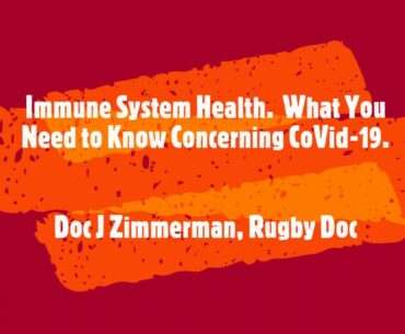 What the News is Not Telling Us To Do Concerning Coronavirus:  Immune System Health