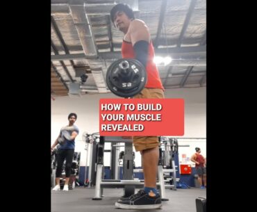 How to build muscle and taking supplements protein