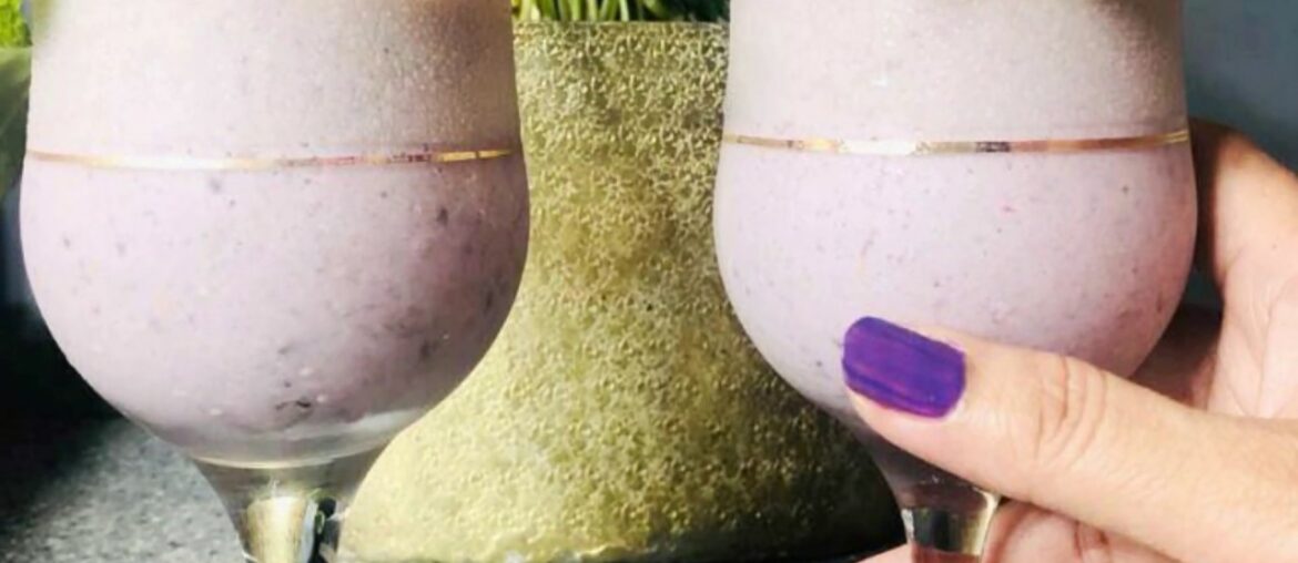 Super Berries Smoothie | Raspberry, Blackberry & Banana Smoothie | MilkShake  ANTIOXIDANT SMOOTHIE