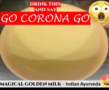 Ayurvedic Golden Milk to help sleep and boost immunity against covid 19