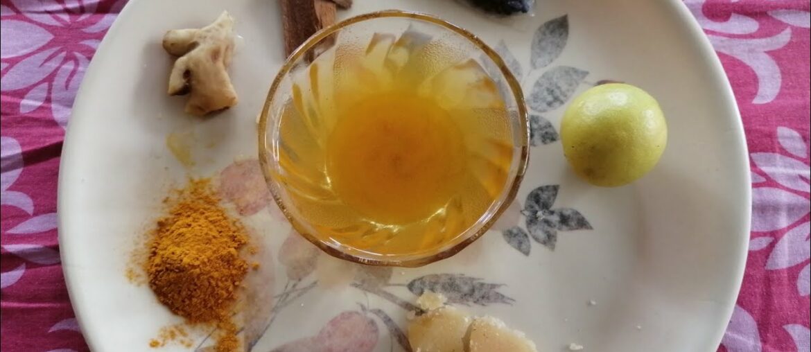 Covid 19 Immunity Booster Drink in Telugu | Turmaric Ginger Drink