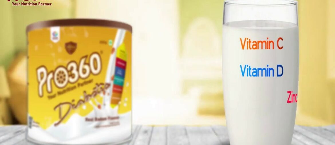 Immunity Boosting Diabetic Protein Powder | Vitamin C, D, Zinc and Tri-Protien Combination - Pro360