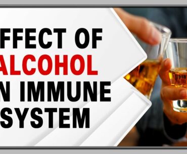 What does alcohol do to your immune system?
