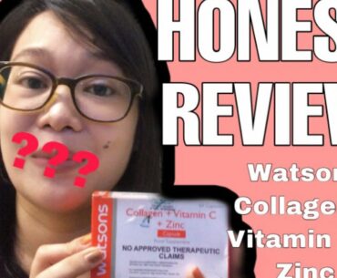 Watsons Collagen + Vitamin C + Zinc Review | First Vlog
