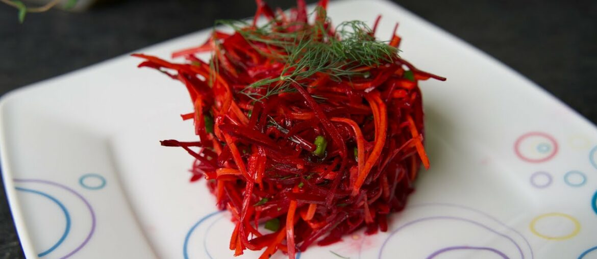 Beet and Carrot Detox Salad Recipe | High in Vitamins and Vegan