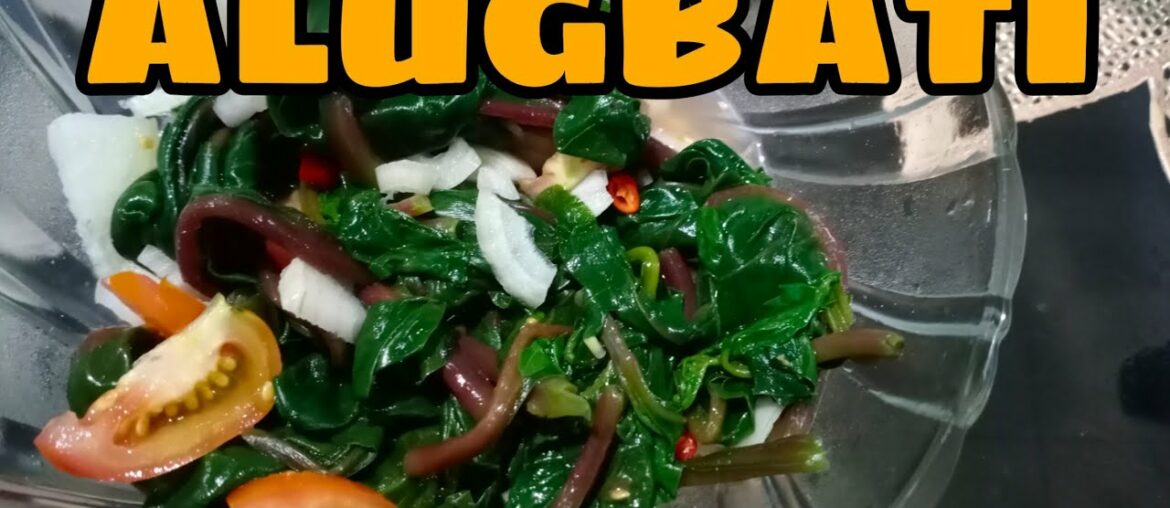 ALUGBATI || BENEFITS & NUTRITIONAL VALUE on description || RED MAR LET