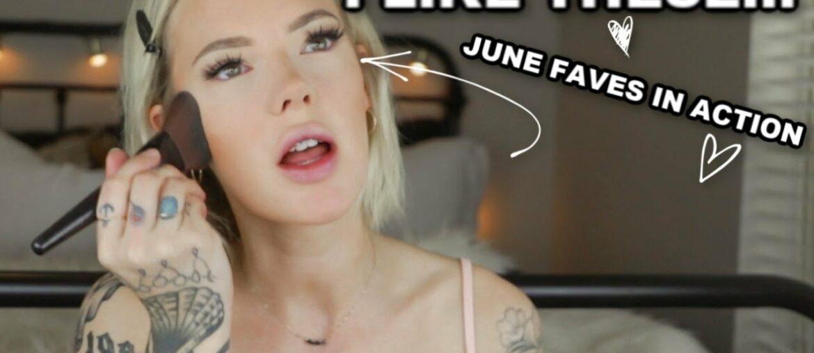 MAKEUP AND SKINCARE FOR DRY SENSITIVE SKIN *june favorites* // Mallory1712