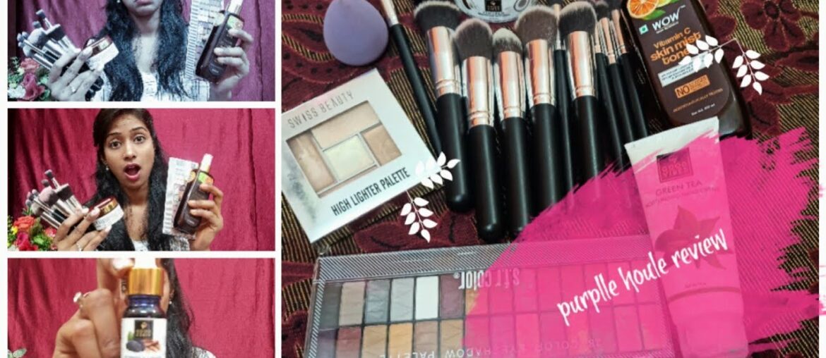 Purplle shopping houl review #honest review !! Priyasharma allrounder