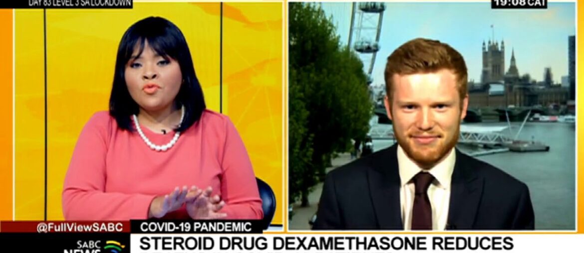 Effectiveness of dexamethasone in the fight against COVID-19: Stuart Smith