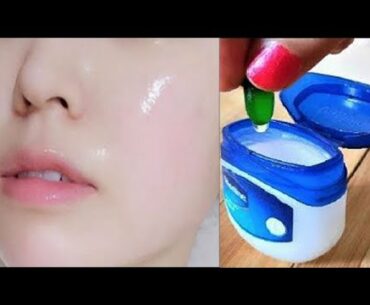 i Apply Vaseline & Vitamin E Oil on Face to Remove Dark Spots, crystal clear skin, spotless skin