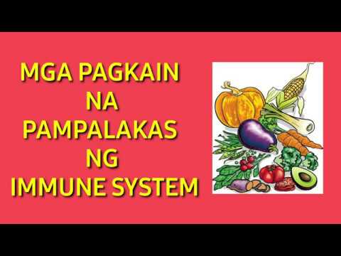 MGA PAGKAIN NA PAMPALAKAS NG IMMUNE SYSTEM