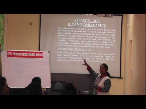 IMPORTANCE OF VITAMIN B 12 (Health and Nutrition ) DR SAVITHA K C AT PSTTI