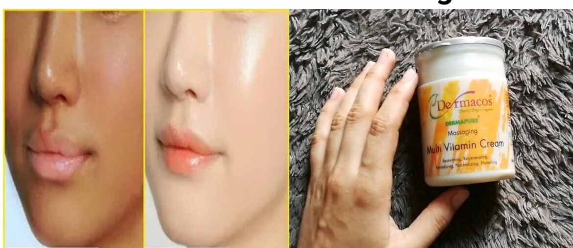 Dermacos Multi vitamin Massage Cream Review || All Information Health And Beauty