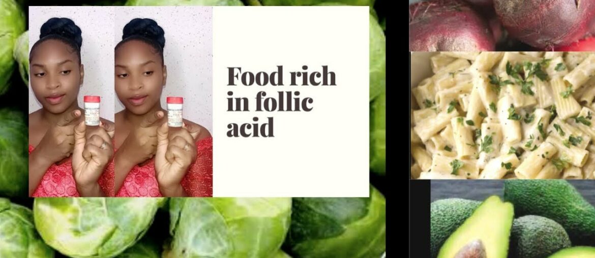 Food rich in folic acid #vitamin