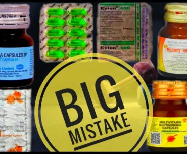Importance of vitamins.. mistake of not taking it