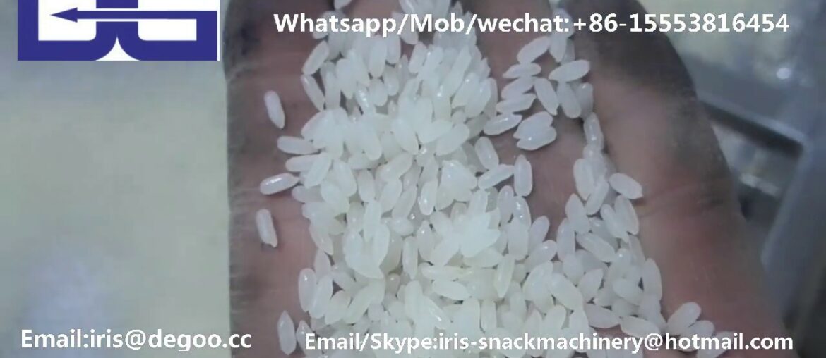 Nutritional vitamin rice extruder machine/Fortified rice forification rice machineryproduction line