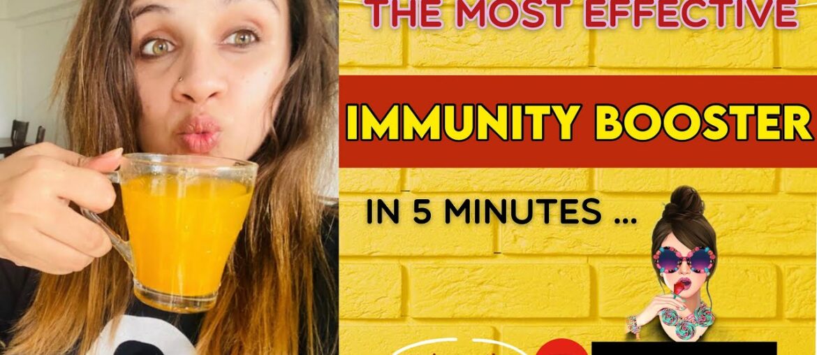 The most effective immunity booster | Immunity Drink in 5 minutes | Covid - 19 | Messy Bun