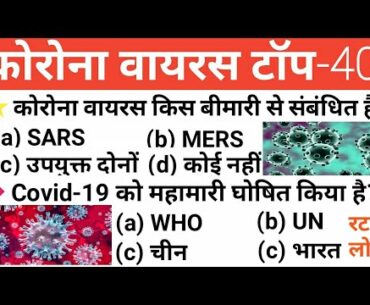 Coronavirus important questions | Coronavirus explained current affairs 2020 | g k tricks |Covid-19|