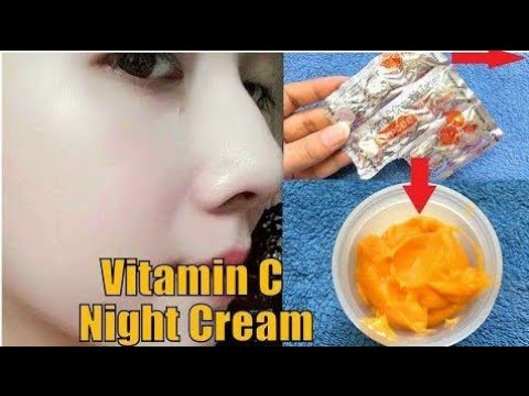 How to make vitamin c cream at home for youthful,glowing, spot less skin