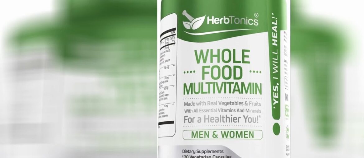 Multivitamin for Women Daily Supplement - with Whole Food Vitamins, Plant-Based, Organic Fruits...