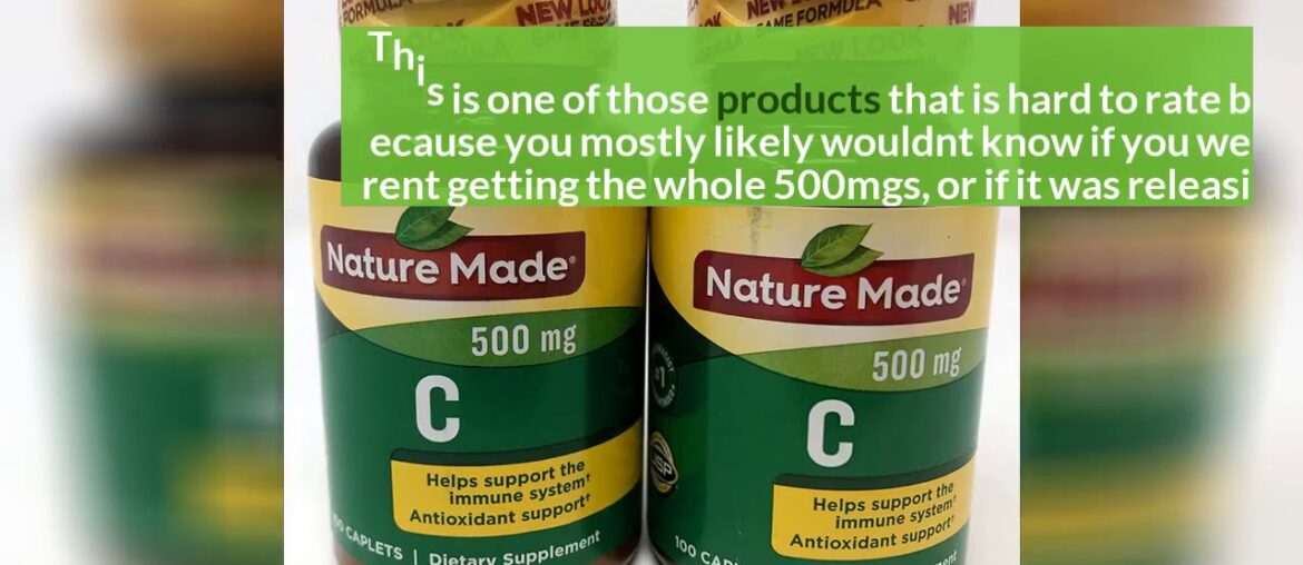 [REVIEW] Vitamin C by Nature's Bounty, Immune Support, Vitamin C 500mg, 100 Capsules