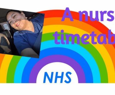 A Nurse Timetable on her 1st shift after contracting Covid19