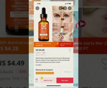 Vitamin c serum for whitening skin and anti -aging