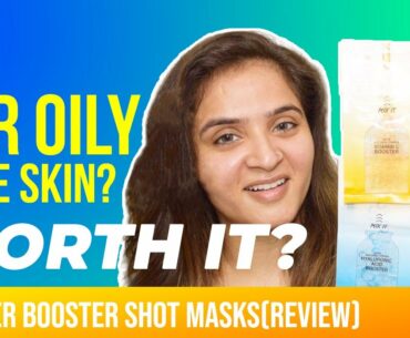 Garnier Booster Shot Masks(REVIEW) | Vitamin C Shot | Skin Care