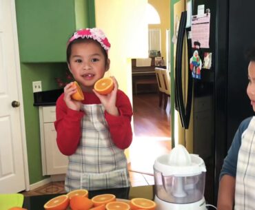 Fresh Squeezed Orange Juice! Stay away from Coronavirus! Drink lots of vitamin C