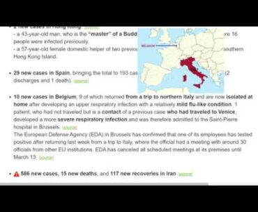 Coronavirus Epidemic Update, More Global COVID 19 Outbreaks, Vitamin D May Aid Prevention online