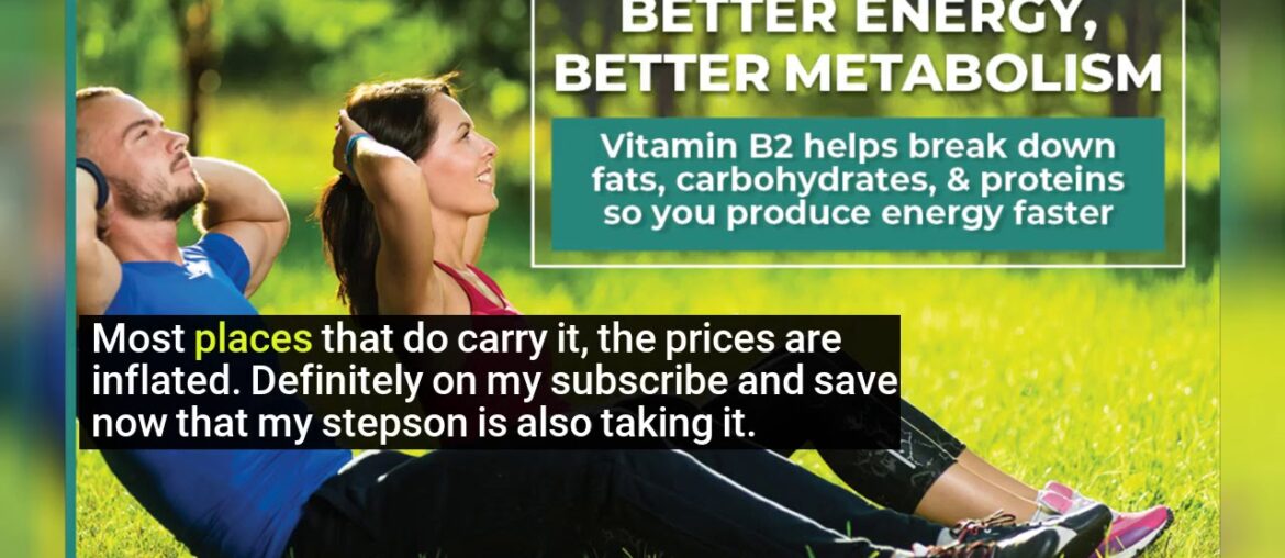 Deal Supplement Super Strength Vitamin B2 (Riboflavin) 500mg, 120 Capsules, Energy Production &...