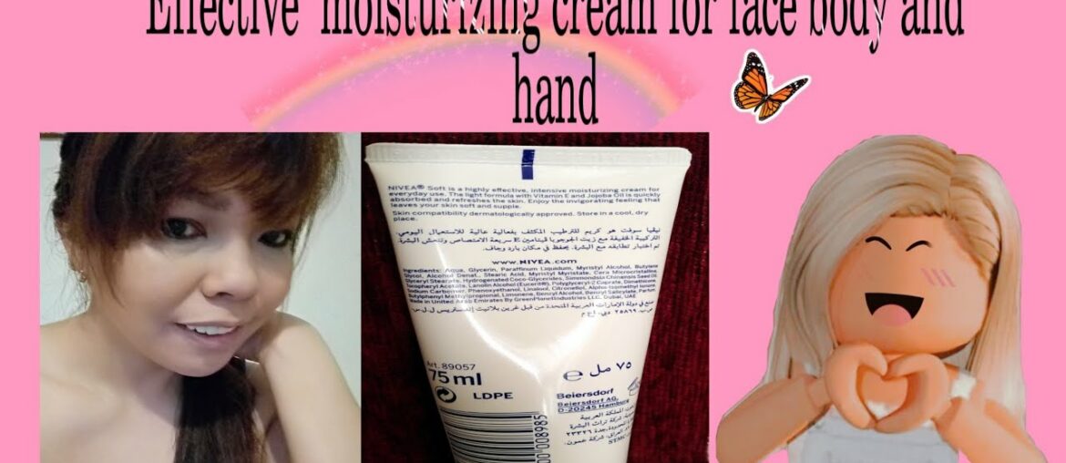 Effective moisturizing cream with vitamin E and jojoba oil